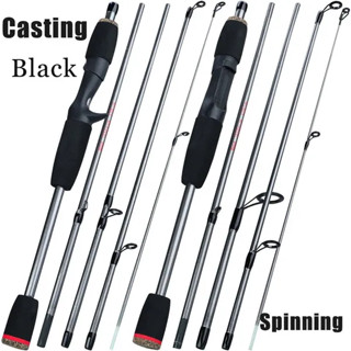 Vara de Pesca Sougayilang 1.7M 5 Sections Spinning/Casting Max Grag 6-8kg