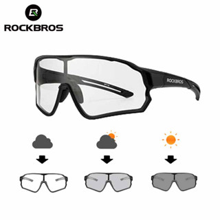 Rockbros Óculos De Sol De Sol Fotocrómico Com Proteção Uv400 / Esportivo / Ultra Leve / Equipamento Para Equipamentos
