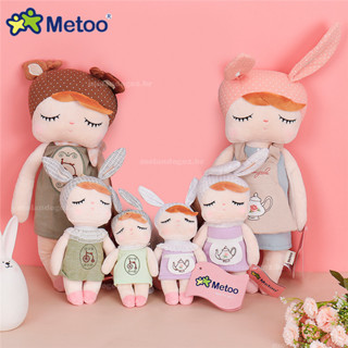 Metoo Original 3pcs/set Vintage Angela Doll Plush Toys For Girls Baby Cute Rabbit Bonitos Brinquedos Recheados