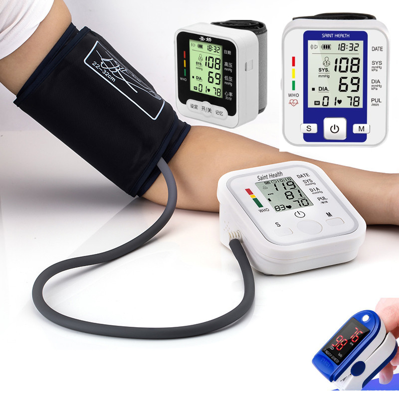 Monitor De Pressão Arterial Elétrico De Pulso Tomômetro Portátil Cuidados Com A Saúde bp Medidor Digital Esfigmomanômetro