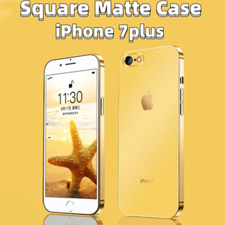 Capa De Luxo Para iPhone 7 8 Plus SE 2020 Straight Edge Square Slim TPU Soft À Prova De Choque 6 6s SE2 Protetora Câmera Completa