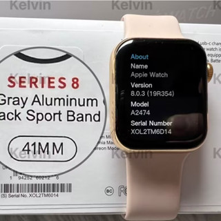 TOP Smartwatch 41mm Relógio De Aço Inoxidável Série 8 mini Borda Com Logotipo De Inicialização Sem Fio Bluetooth Chamada De brecelet Inteligente VS ht99 mt8 h11 ultra