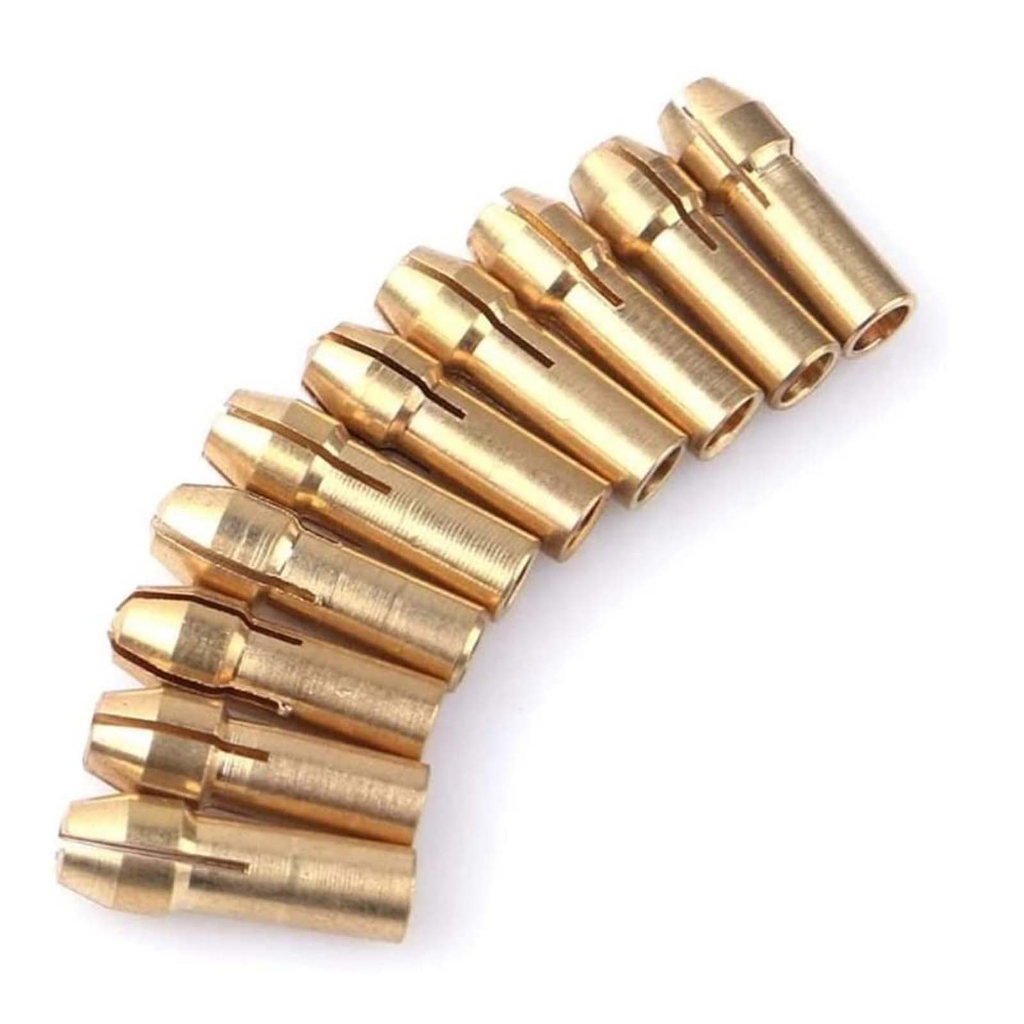 Adaptador Prático De Mandris De Broca De 4.3 Mm/4.8 Ferramenta Rotativa Mini Elétrica Latão Para Moedor De Eixo De Motor