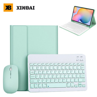 Capa Para Samsung Galaxy Tab S6 Lite 10.4 S7 S8 11 S7 Plus S7 FE S8 12.4 Com Teclado Bluetooth Tablet Concha Protetora Magnética