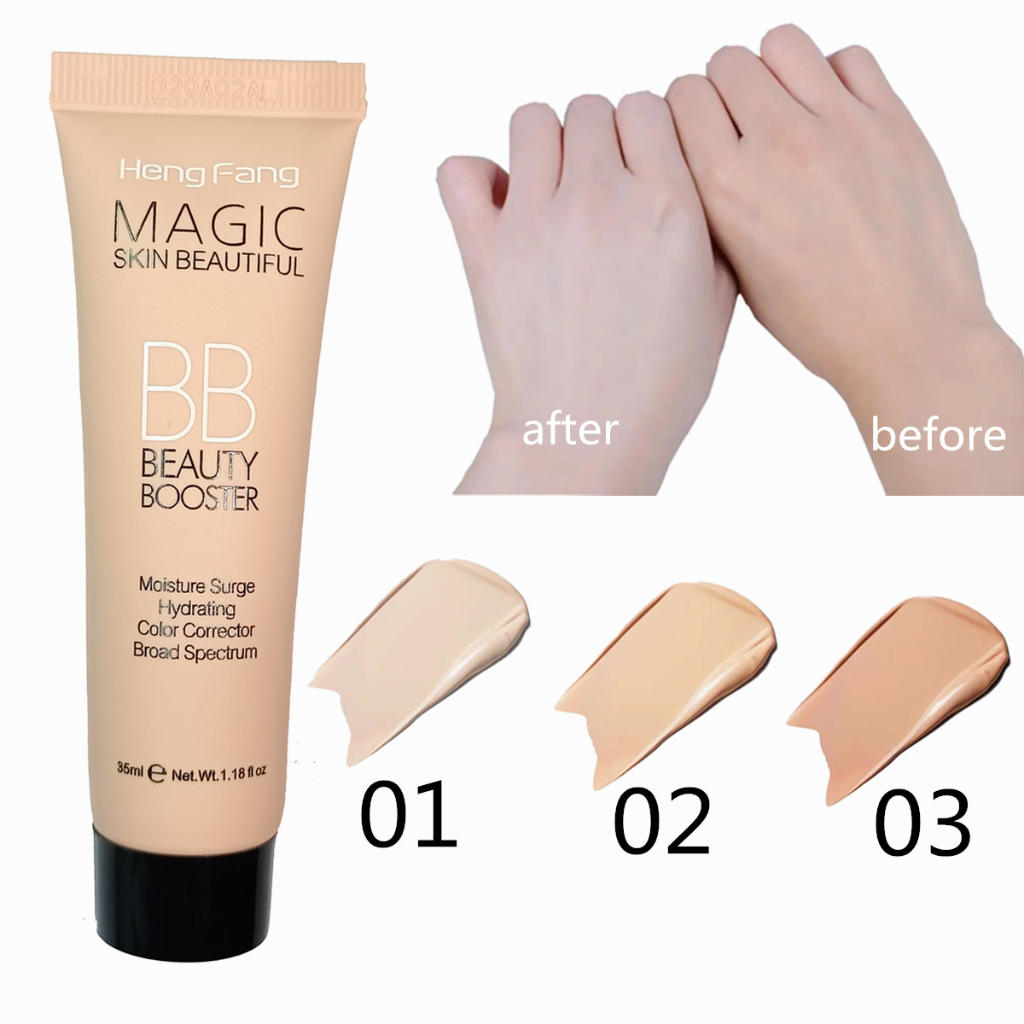 BB Cream , Base E Corretivo De Cobertura Total , Creme De Correção Líquida De Controle De Oleosidade À Prova D'água De Longa Duração Para Todos Os Tipos De Pele