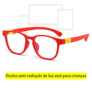 Óculos De silicone Para Crianças Armação anti-Radiação Leve Moldura De