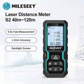 Mileseey Profissional Laser Rangefinder 40M 60M 80M 100M Medidor De Distância De Precisão Digital Handheld Fita em Oferta na Shopee