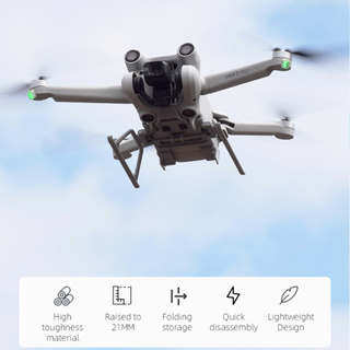 Para DJI Mini 3 Pro Dobrável Drone Elevação Trem De Pouso Extendido Perna Protetor Altura Suporte Grey em Oferta na Shopee