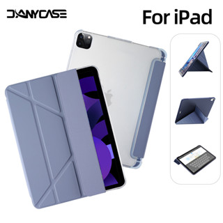 DANYCASE Mala Multidobrável Transparente Para iPad 10,2 7/8/9a Capa Pro 11 10,5 Air 3/4/5 10,9 mini 6 8,3 7,9