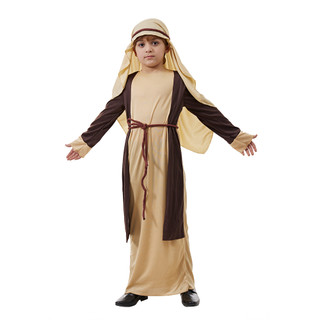 Meninos Saint Joseph Biblical Religious Costume Kids Dubai Bilionários Cosplay Outfit Criança Adulta Jesus Robe Fancy Dress Shepherd Para O Jogo Da Festa De Halloween