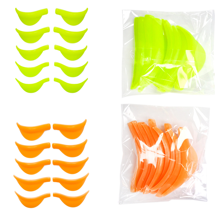 FUNMIX 5 Pares/Pacote Almofada De Silicone Para Pestanas De Cílios Reciclagem De Hastes De Proteção Levantamento De 3D Acessórios De Maquiagem
