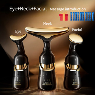 3 Em 1 Massageador Facial Lifting Skin Pescoço Massagem Lifting Introdutor Microcorrente Rejuvenescimento Da Pele Dispositivo De Beleza Antienvelhecimento em Oferta na Shopee