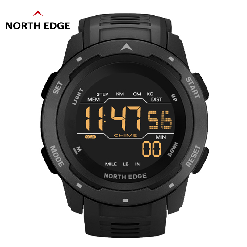North Edge Mars watch Shockproof For Men Relógios Esportivos Digitais De 50m À Prova D'água Originais Para Homens em Oferta na Shopee