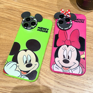 【 Hot selling 】 Famoso Mickey E Minnie Estilo Desenho Animado Antiqueda , Compatível Para iPhone 7 , 8 , X , XS , XR , 11 , 12 , 13 , Série 14