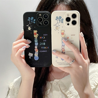 A série Anime Winnie Bear silício Capinha Capa Para IPhone 11 14 13 12 Pro Max XR X XS 7 8 Plus