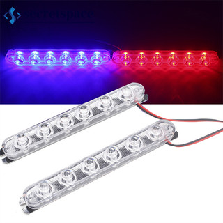 2Pcs Luz Estroboscópica Da Polícia Led Do Caminhão De Carro Motocicleta Piscando Aviso De Emergência Lâmpada De Freio