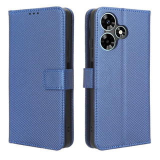 Para Infinix Hot 30i Caixa De Couro Porta-Objetos NFC X669 Carteira PU Tampa Traseira