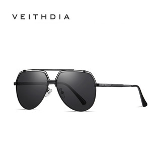 VEITHDIA Novos Óculos De Sol Polarizados De Viga Dupla Moda Para Homens De Condução Ao Ar Livre JS8554 em Oferta na Shopee