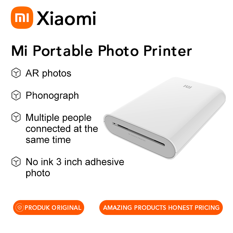 Impressora Portátil de Fotos Xiaomi - Bluetooth