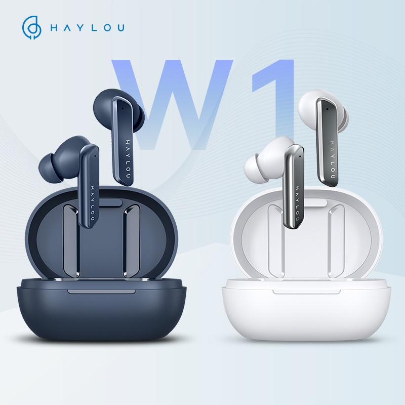 HAYLOU W1 Ture Wireless Headphone Redução De Ruído Sem Sentido Para Fones De Ouvido Android IOS Bluetooth 5.2 Bateria Longa Microfone À Prova D'água QCC3040