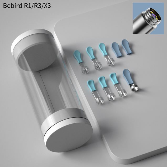 Colher De Ouvido Dicas De Reposição Do Limpador De Orelha Para Bebird R1 R3 T15 D3Pro X3 Conjunto De Ferramentas
