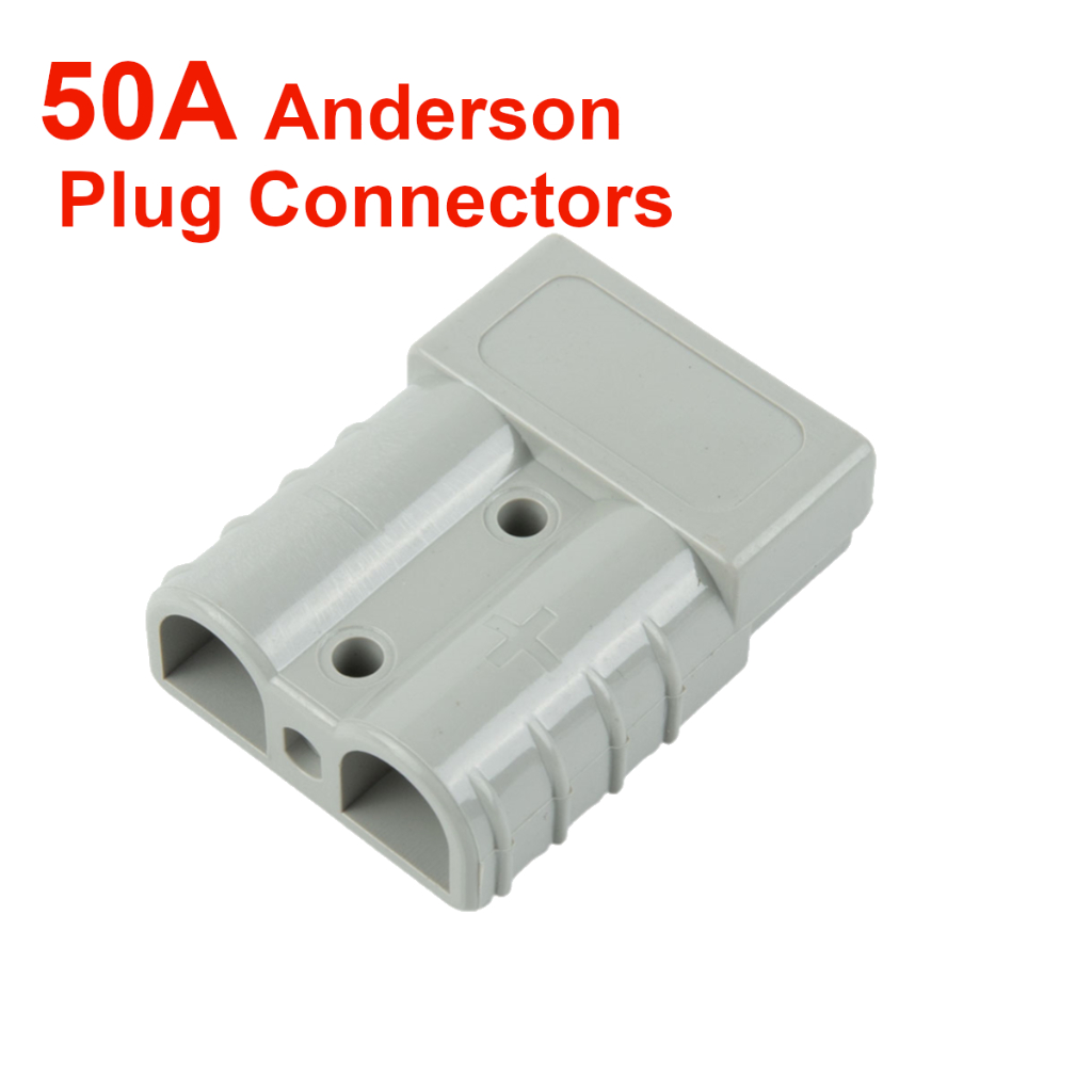 50A Conectores Anderson Plug De Alta Corrente De Carregamento Rápido De Energia Para Cabo UPS Conector De Bateria Empilhadeira Elétrica Carros