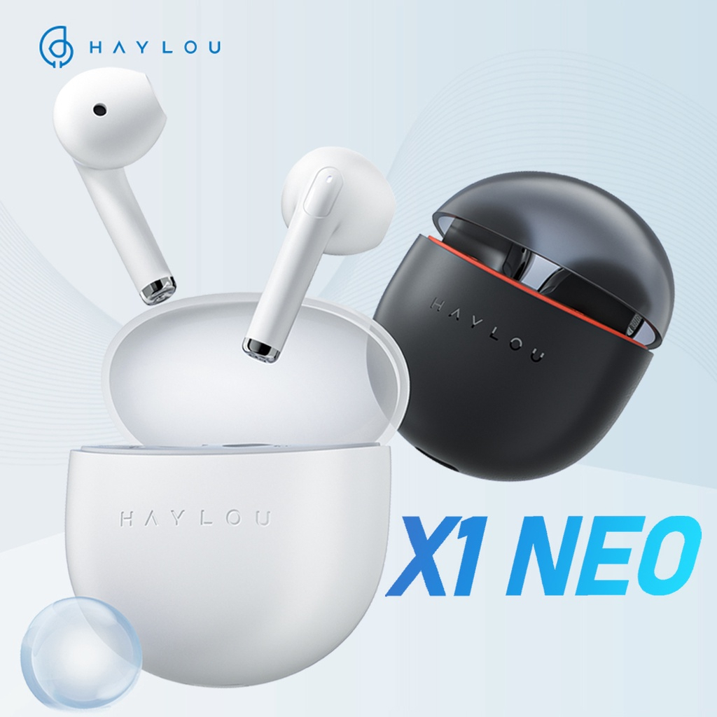 HAYLOU X1 Neo True Wireless Earbuds Bluetooth 5.3 Fones De Ouvido 0.06s Tempo De Espera Curto 20H Controle De Toque Da Luz De Vida Útil Bateria TWS Fone