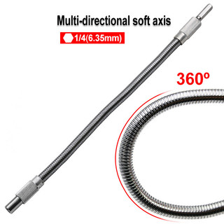 Multi-Funcional Universal Extensão De Eixo Flexível Conexão De Mangueira De Haste Especial Para Chave De Fenda Elétrica Bit Furadeira Recarregável