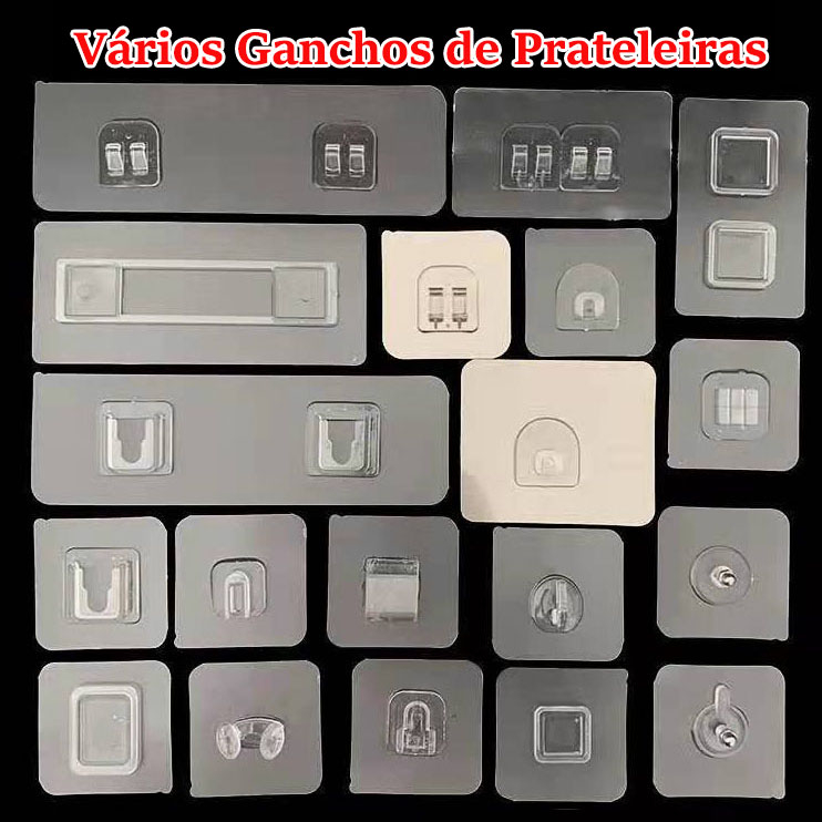 Coleção De Ganchos De kit Autocolante De Gancho De Parede Para Cozinha Armazenamento Forte Sem Costura em Oferta na Shopee