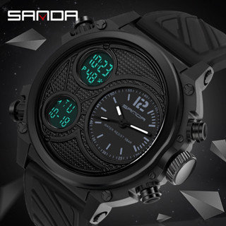 Relógio Militar Masculino De Marca De Luxo SANDA À Prova D
