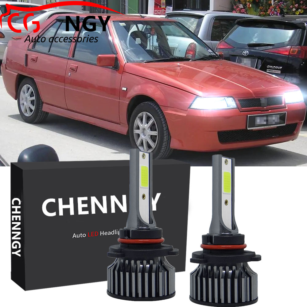 Para Proton Saga Mk1 1985-1992 Cabeça Luz Lâmpada 1990 1991 LED Farol 6000K Lâmpadas Kit Substituir Halogênio