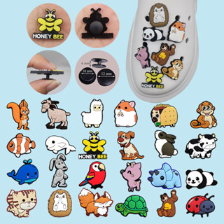 Decorações De Sapatos De Animais Bonitos Sandálias De Bricolage Encantam Acessórios Para Crianças Em PVC Croc