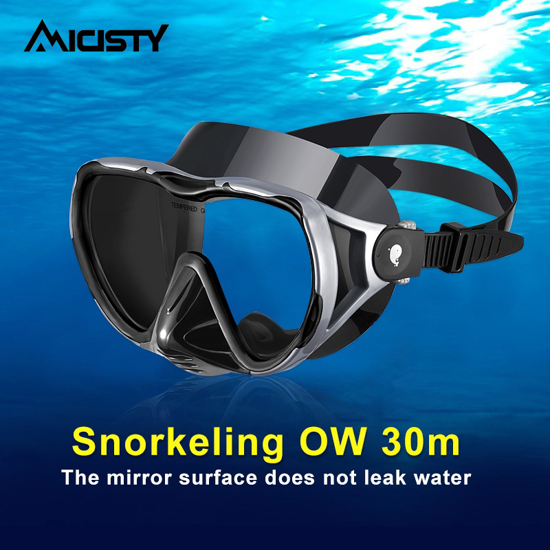 Máscara De Mergulho Snorkeling Anti-Embaciamento 180 ° Ângulo De Visão Para Adultos Em Homens E Mulheres Apropriado