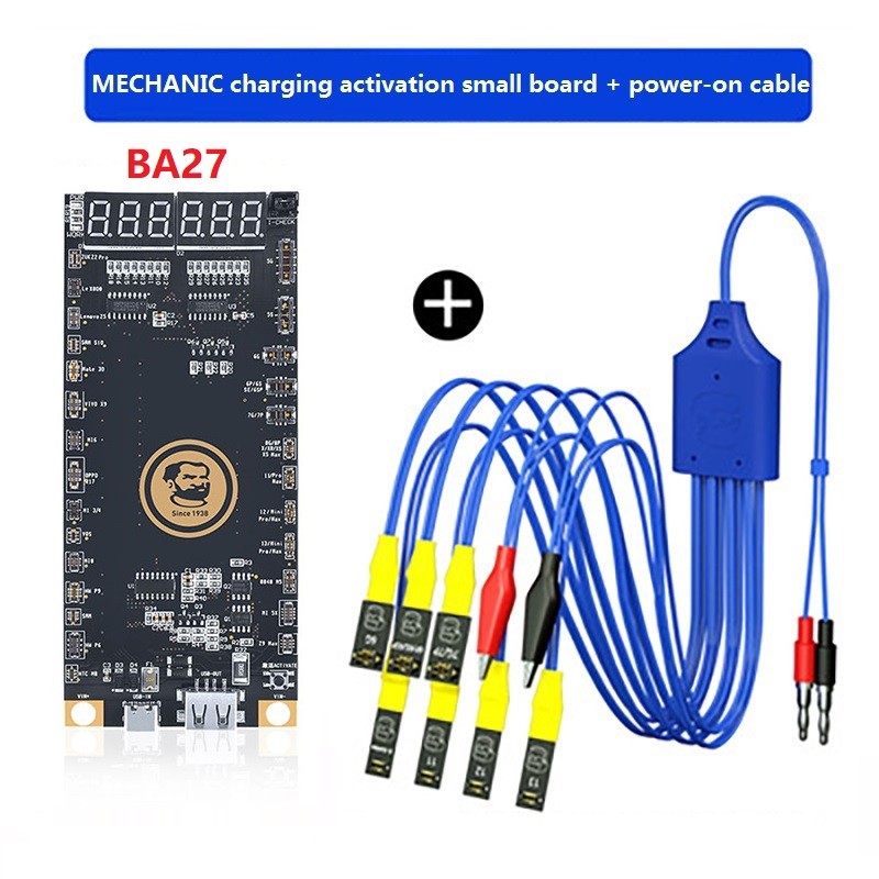 MECHANIC BA27 placa de carregamento de ativação de bateria para IPhone 5-8 13 IOS Android testador de carregamento com c