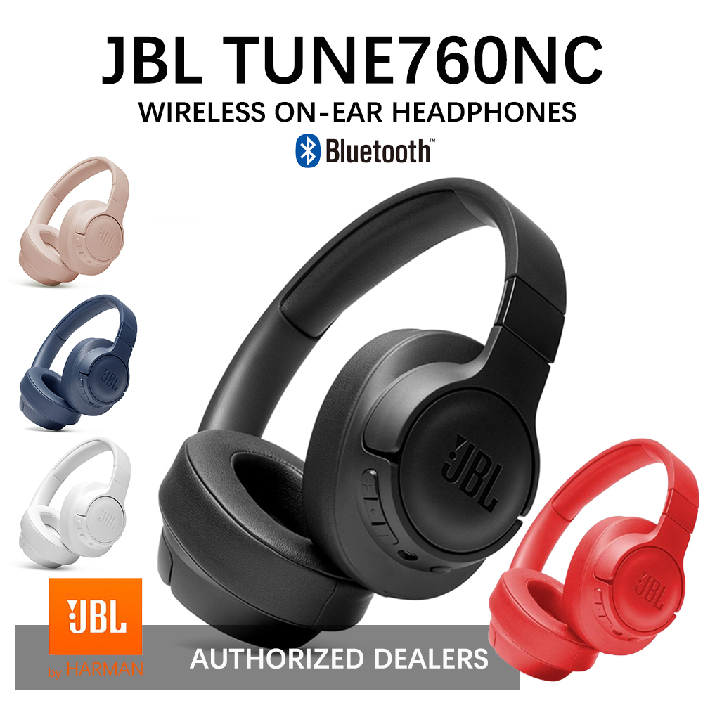 1 : 1 Jbl Tune760NC Fones De Ouvido Bluetooth Sem Fio T760NC E760NC Para Telefones Celulares IOS Android
