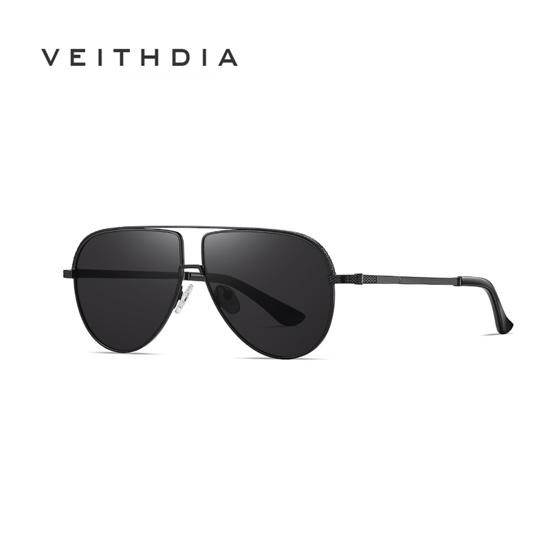 VEITHDIA New Fashion Sunglasses Óculos De Sol Polarizados Anti-Brilho Piloto Elástico Masculino JS8540 em Oferta na Shopee