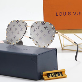 Nova Moda Casual Óculos De Sol De Luxo Clássico Retro Designer Marca Masculino Para O Exterior uv400 Pilot Ladies Sunglasses 2861 lv