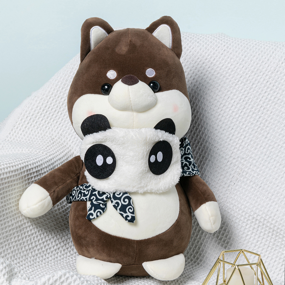Detalhes do Panda dos desenhos animados máscara de sono máscara de olho de pelúcia tecido macio olho remendos máscara de dormir
