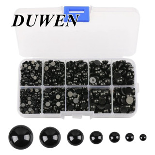 760pcs 4-10mm Olhos De Segurança Pretos Redondos De Plástico Plano Boneca Para Ursinho De Pelúcia