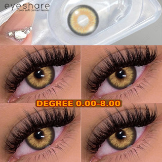 (-0.0 ~-8.0) Lente De Contato Com A Anual Natural Len 14.0mm 2 Unidades