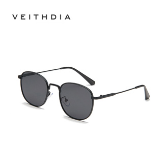VEITHDIA Nova Moldura Retro Pequena Óculos De Sol Fashion Metal Square Unisexo S2021 em Oferta na Shopee