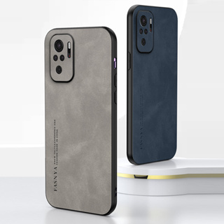 Capa Traseira De Couro Para Xiaomi Redmi Note 11 10 Pro Max 10S 11S De Pele De Carneiro Anti-Sweat Soft Phone em Oferta na Shopee