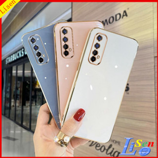 Capinha Realme 7/10 Plus 5G/10T 5G/9i 9 Borda Reta 90 ° Estojo Para Celular Da Moda ZBB