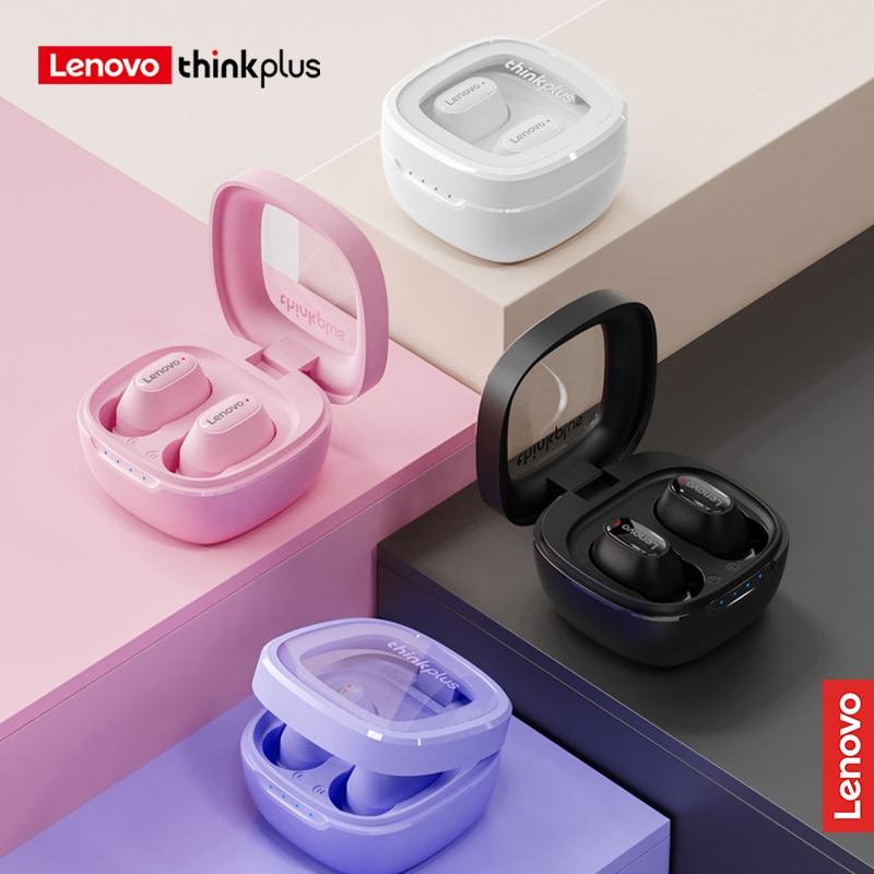 Lenovo XT62 Fone De Ouvido Sem Fio Bluetooth 5.3 HIFI Sound Sport TWS Earbuds À Prova D'água Com Microfone
