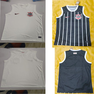 Colete de Futebol Masculino 23/24 Corinthians Home Colete de futebol branco (S-4XL) 2023 2024