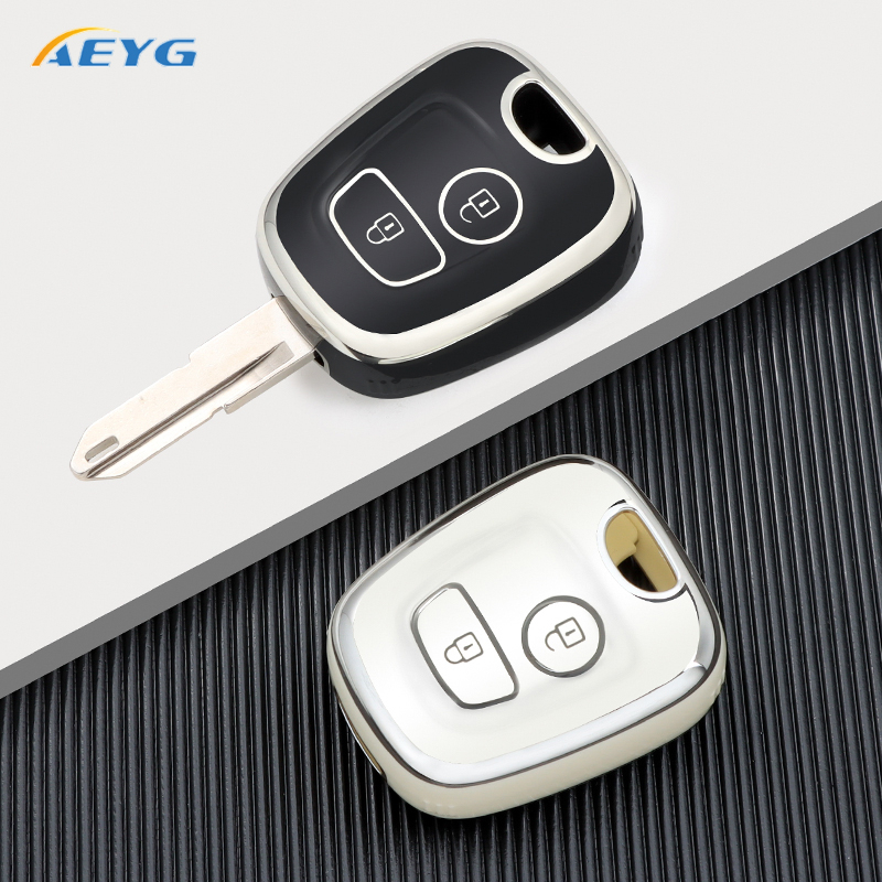 Tampa Da Caixa Chave Do Carro Para Peugeot 407 206 306 406 107 207 307 Citroen C1 C4 C2 C3 Berlingo Xasara Acessórios
