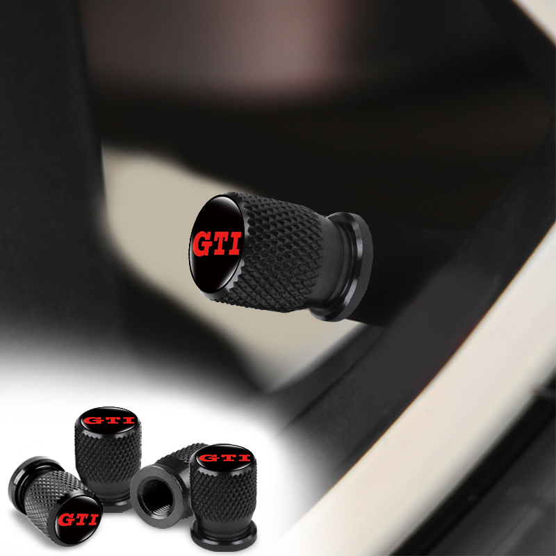 4pcs Tampa De Proteção De Pneus De Carro Roscada De Alumínio 3D Logotipo Do Válvula Anti-Vazamento Para GTI POLO Golf 5 6 7a Geração VW - em Oferta na Shopee
