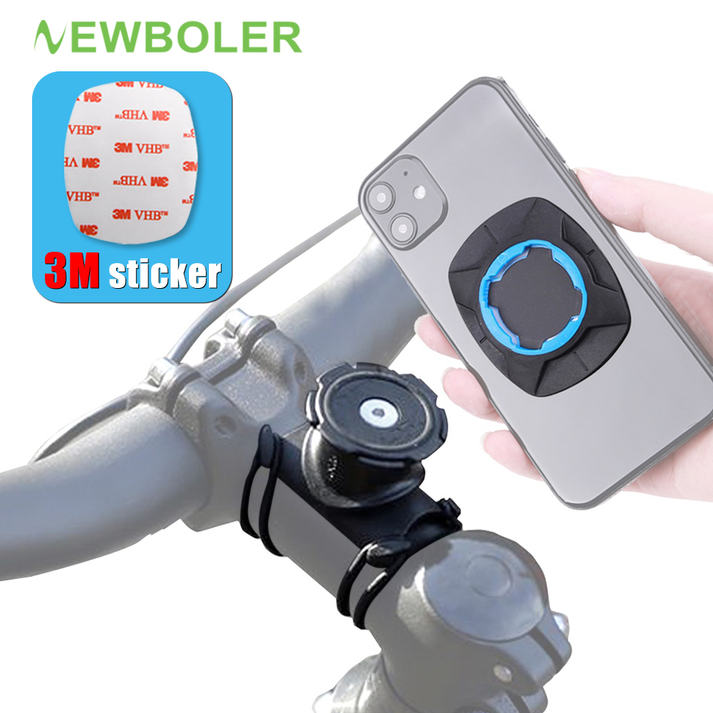 Newboler Motocicleta Suporte Do Telefone Da Bicicleta Guiador Universal Suporte Do Telefone Móvel Para Montagem Da Bicicleta Rotatable Ciclismo Handphone Bracket em Oferta na Shopee