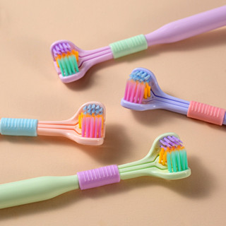 Escova Dental Ultra Fina De Três Lados Macia Segurança Oral Saúde