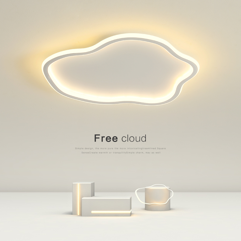 Quarto Nuvem Luminária Do Teto, Moderno Quarto Das Crianças Led Lustre, Estilo Creme Decoração Da Sala De Estar